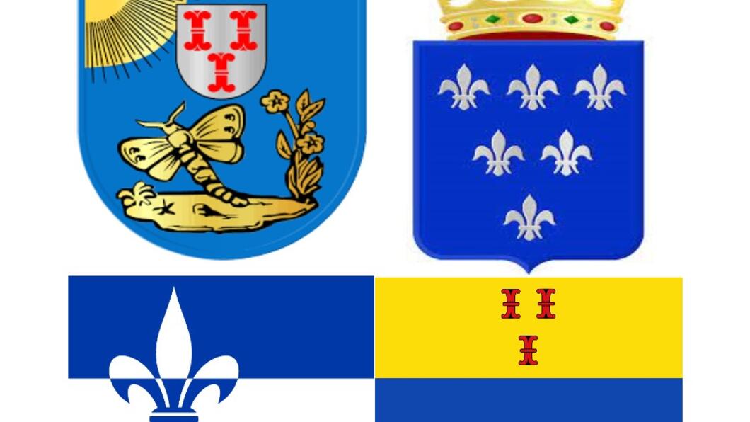Vlaggen en wapens van de gemeenten Scherpenzeel en Barneveld
