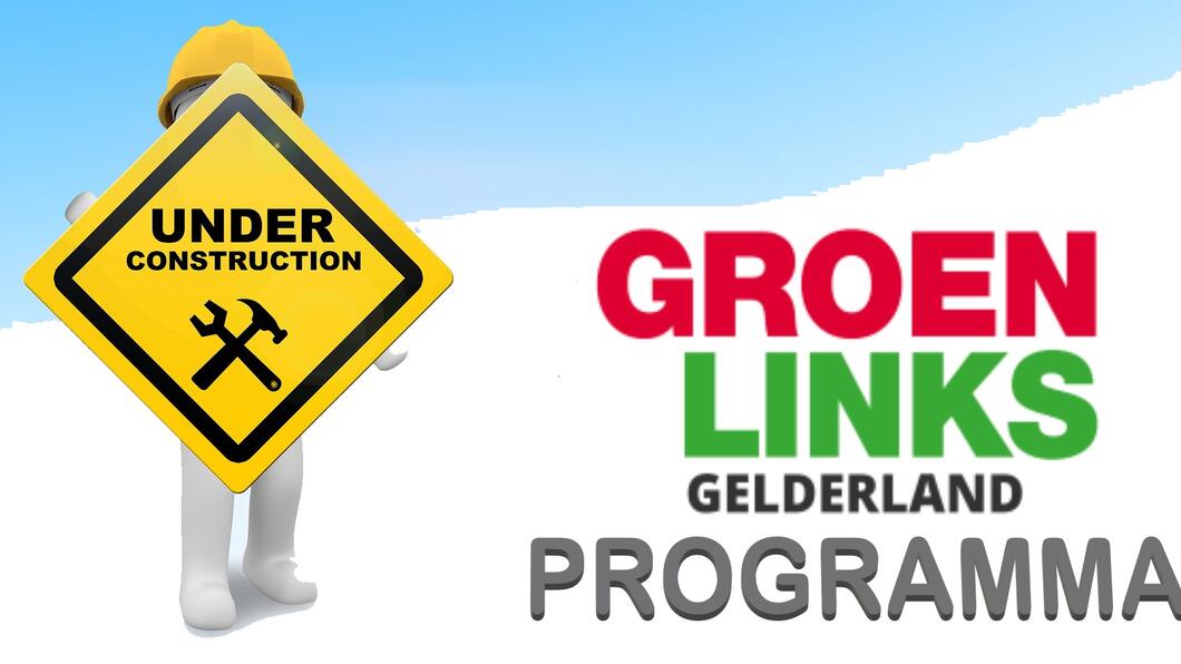 GroenLinks programma onder constructie