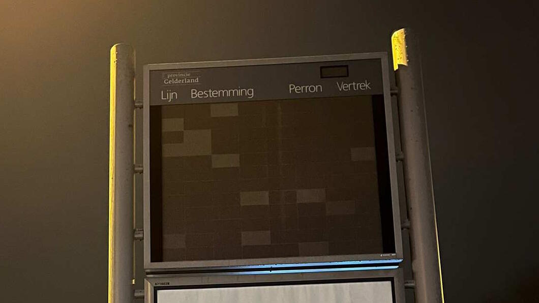 zwart infobord