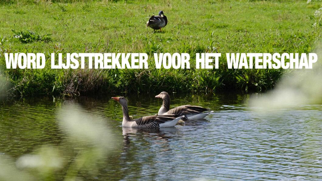 Word lijsttrekker voor het waterschap