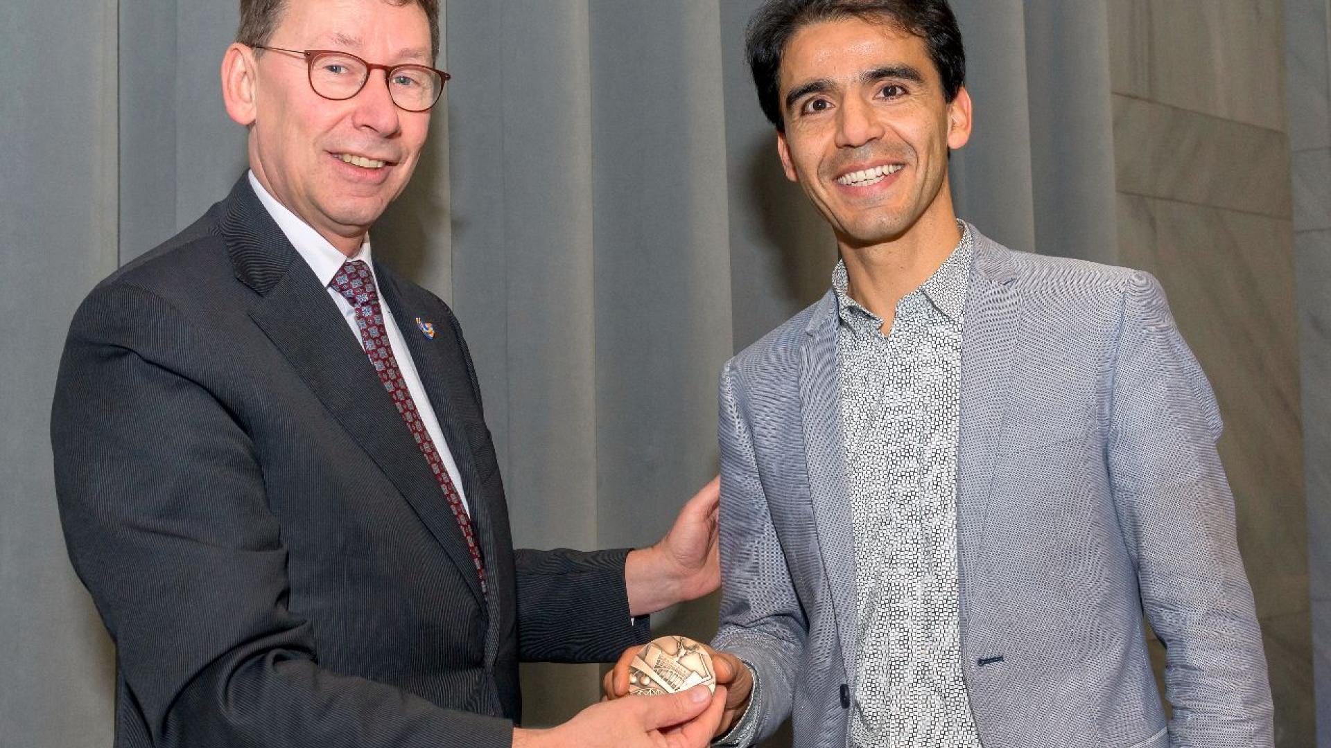 Afscheid Nelson Verheul met Clemens Cornielje (CvK)