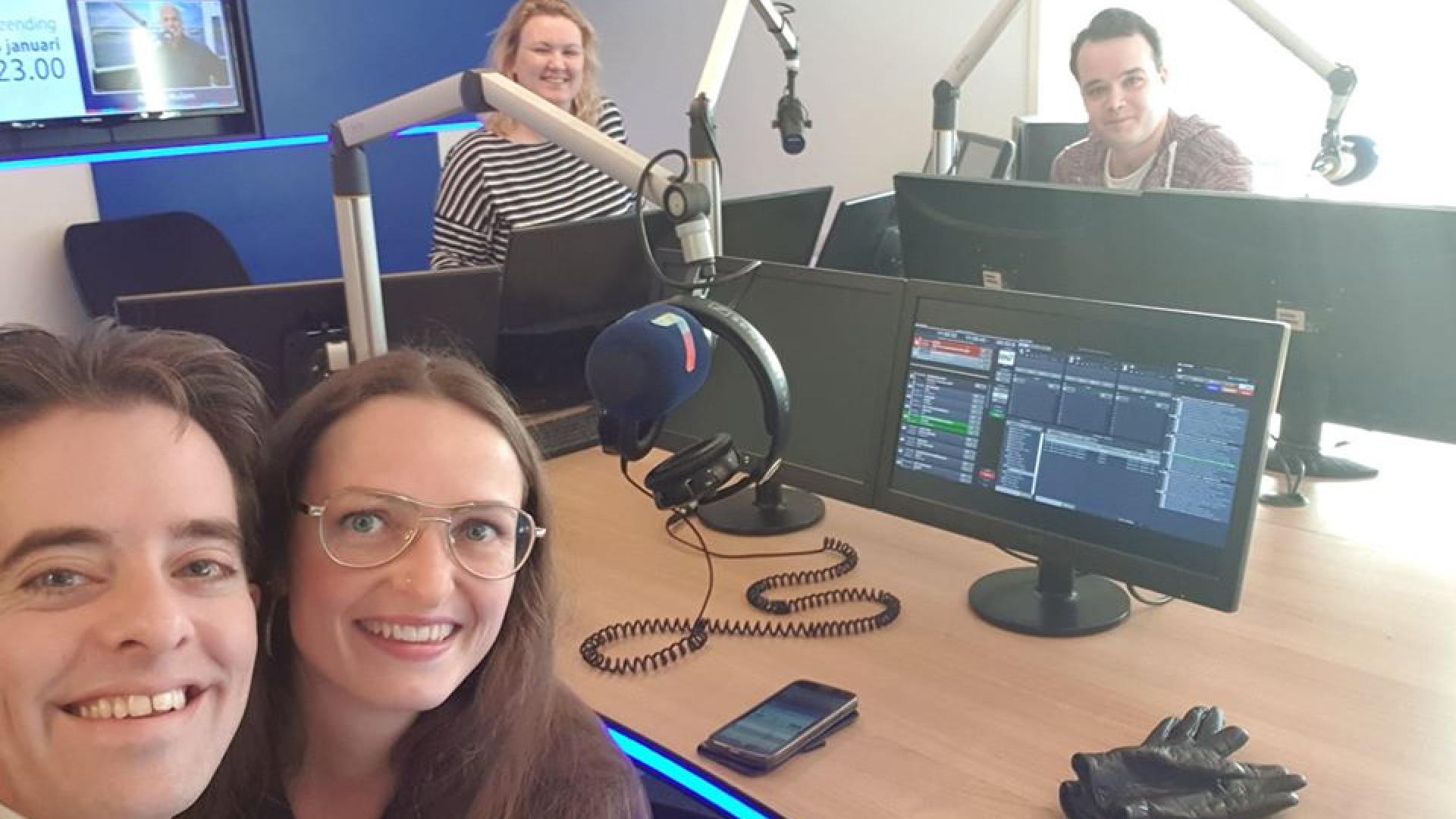 Celine Berserik (rechts) en Frederik Peters