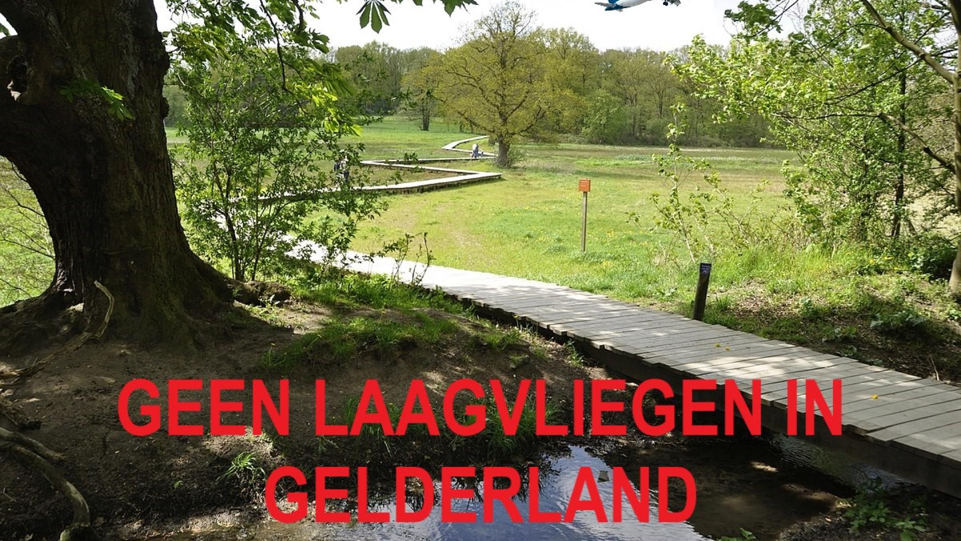 Geen laagvliegen in Gelderland