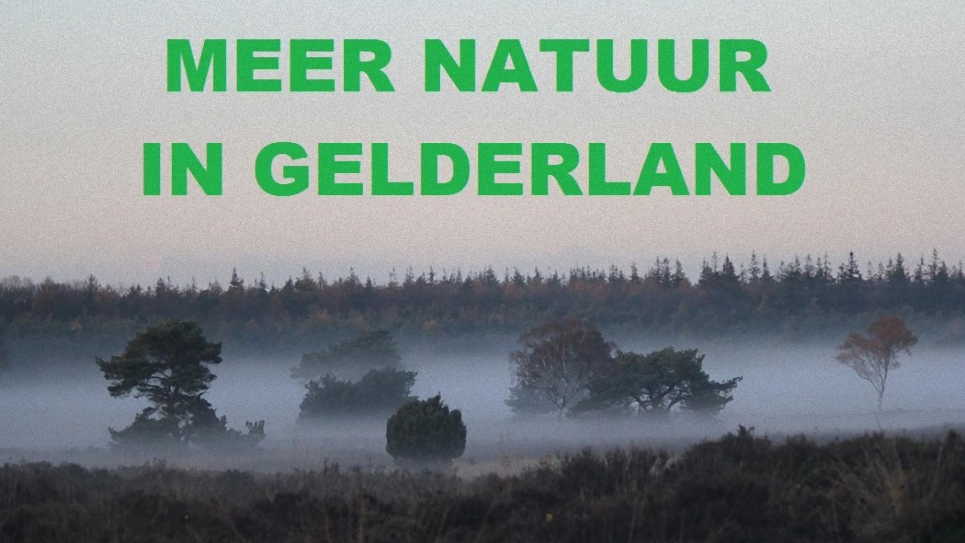 Meer natuur in Gelderland