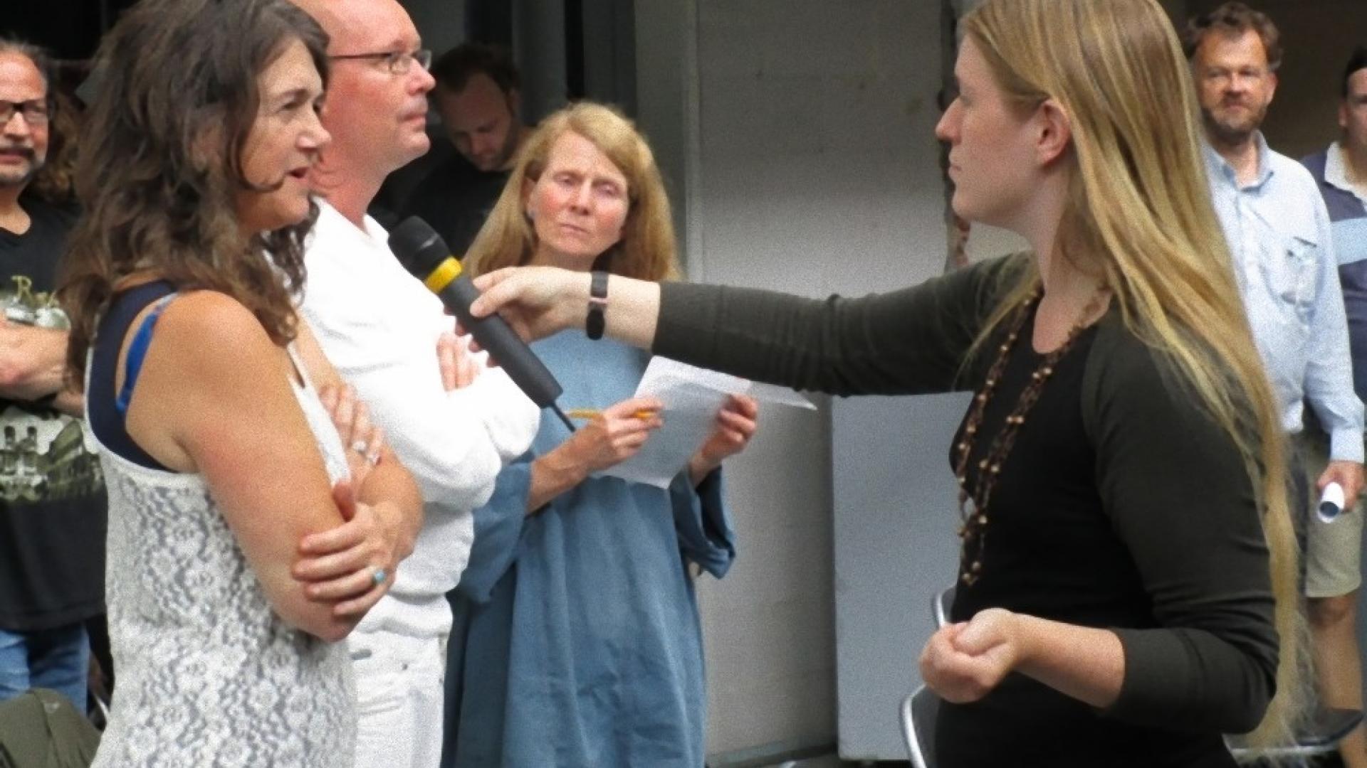Sfeerimpressie GroenLinks Gelderland over gesprek Militaire Interventie