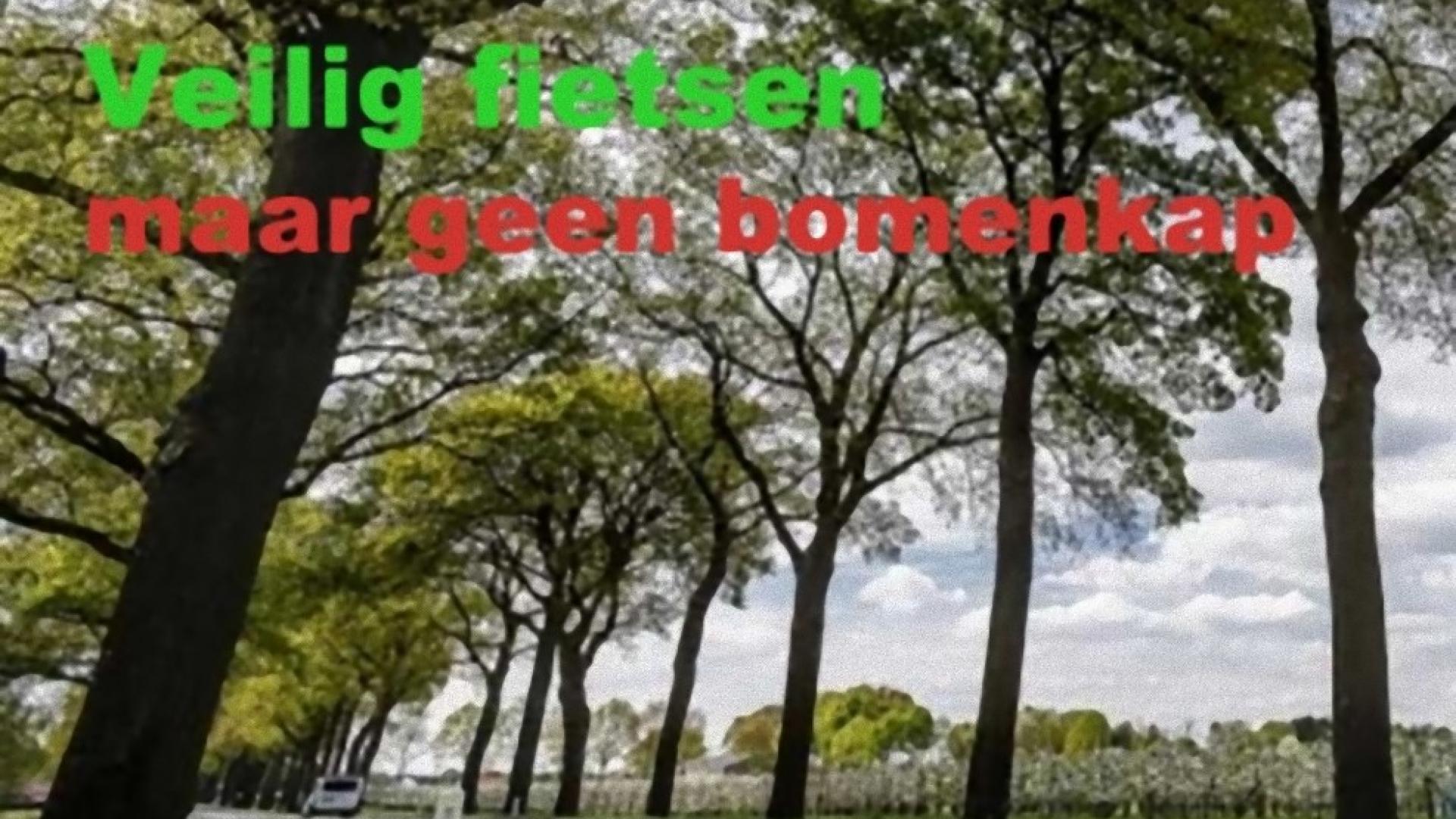 Veilig fietsen, maar geen bomenkap
