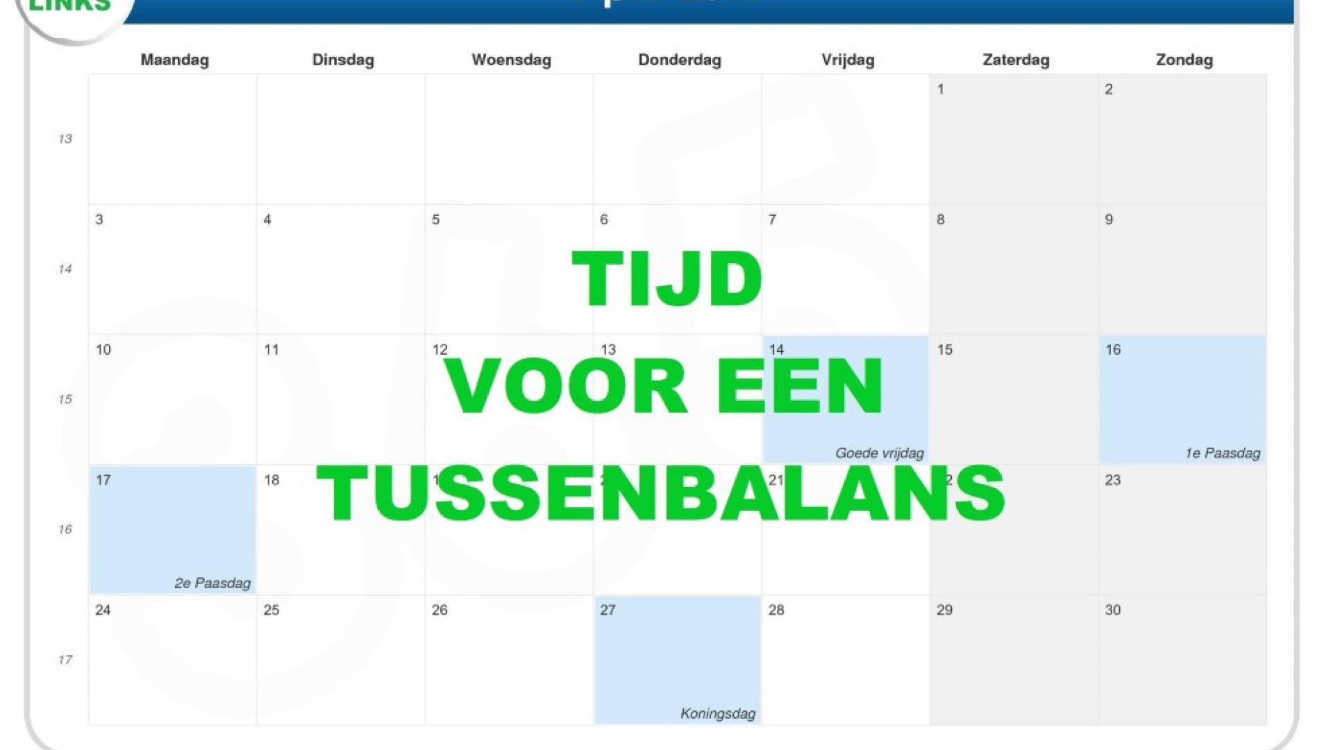GL tussenbalans